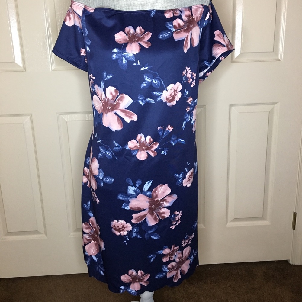 Charlotte Russe Off the Shoulder Floral Dress